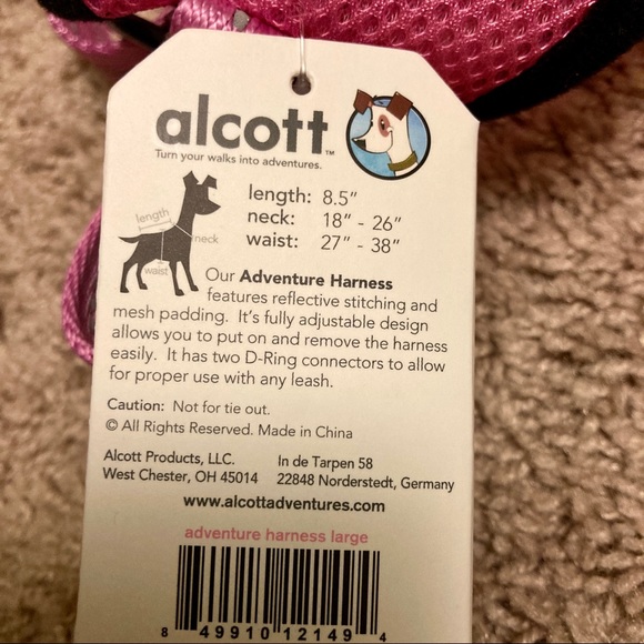 Pink Dog Harness - Picture 6 of 7